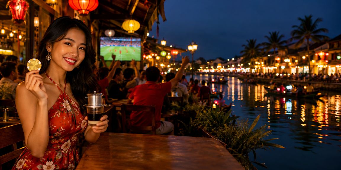 Không gian cà phê giải trí tại Hội An – nơi kết hợp thư giãn và trải nghiệm casino trực tuyến